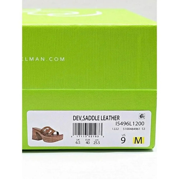 Sam Edelman Women's Dev Leather Cork Platform Sandals Size 9 (MSRP $150) - Picture 11 of 11